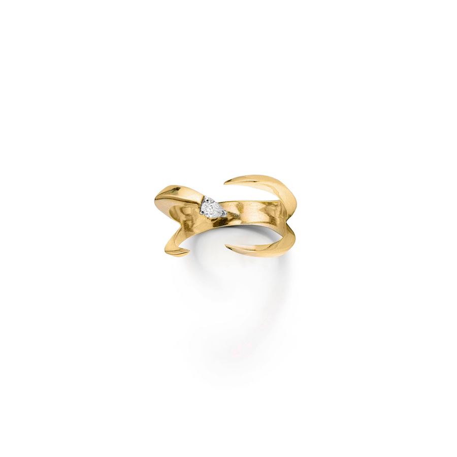 Anello 'Solis' quattro elementi con goccia SOLIS | AN4 1GCAU18G CT.0,15